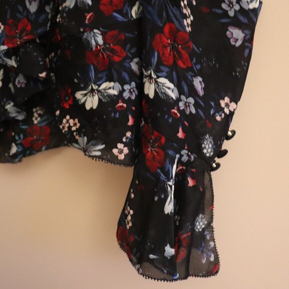 ERDEM X H&M FLORAL BLOUSE - Picture 4 of 5